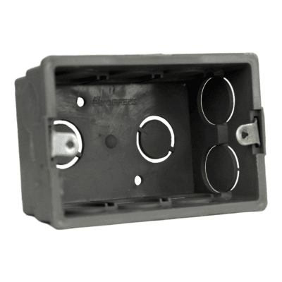 Caja Distribución Para Tabique Oreja Metal 12 Salidas