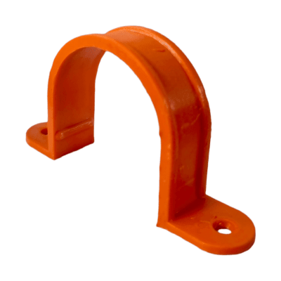 Abrazadera PVC omega 40mm