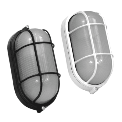 Tortuga Ovalada Con Rejilla E-27 60W IP541