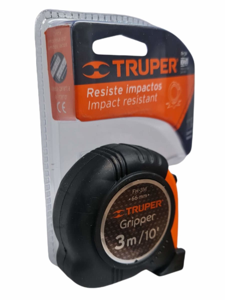 HUINCHA DE MEDIR 3 MTS FLEXOMETRO TRUPER | Ferrelectrica Spa