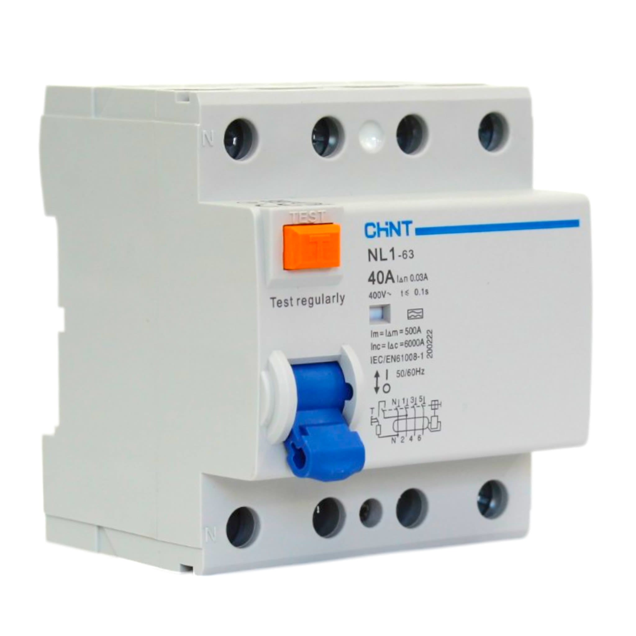 Interruptor Diferencial 4x40A 30mA Clase A Hpi (NL1-A) Chint