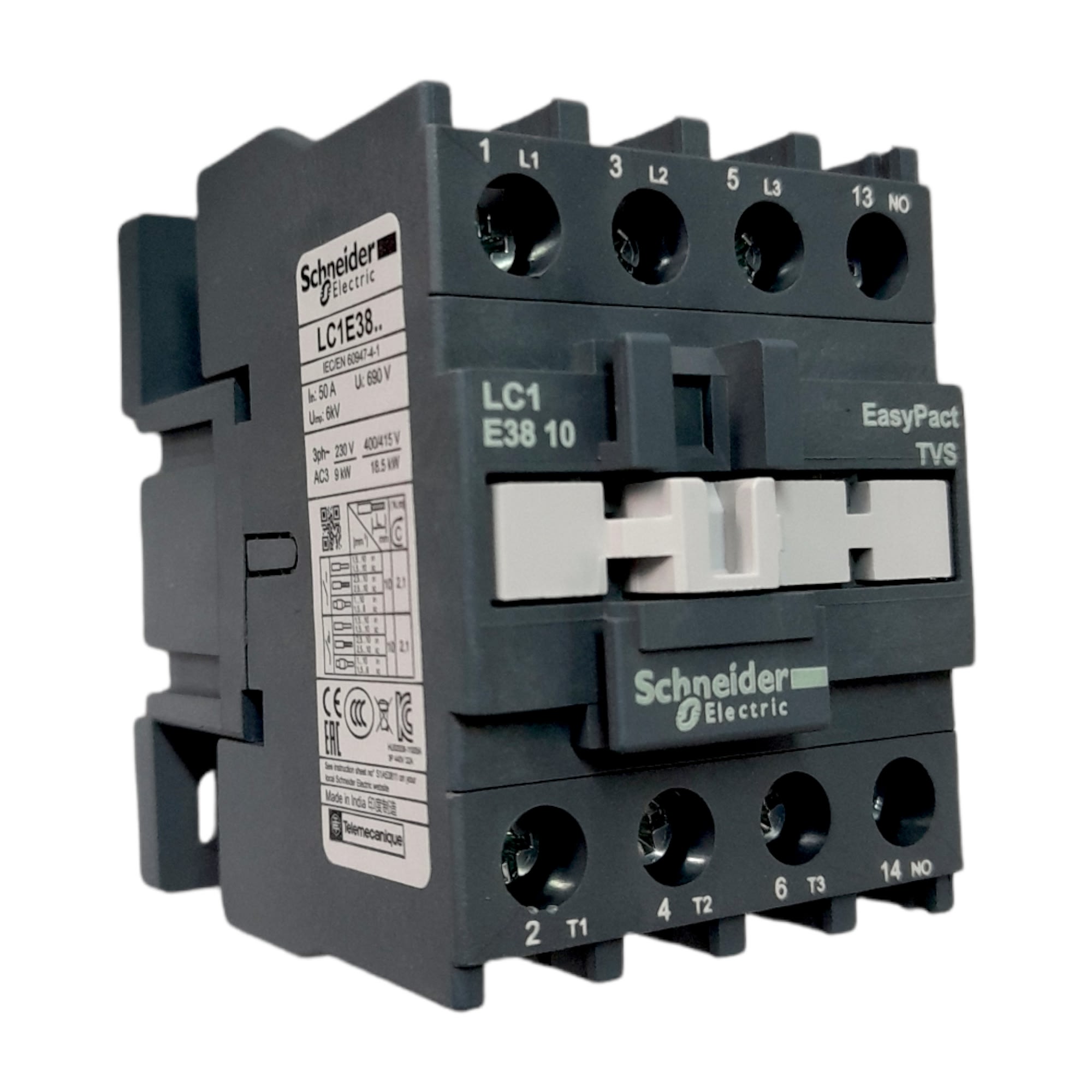 Contactor 3 Polos 38A 220v 50hz LC1E3810M5 SCHNEIDER | Ferrelectrica SPA