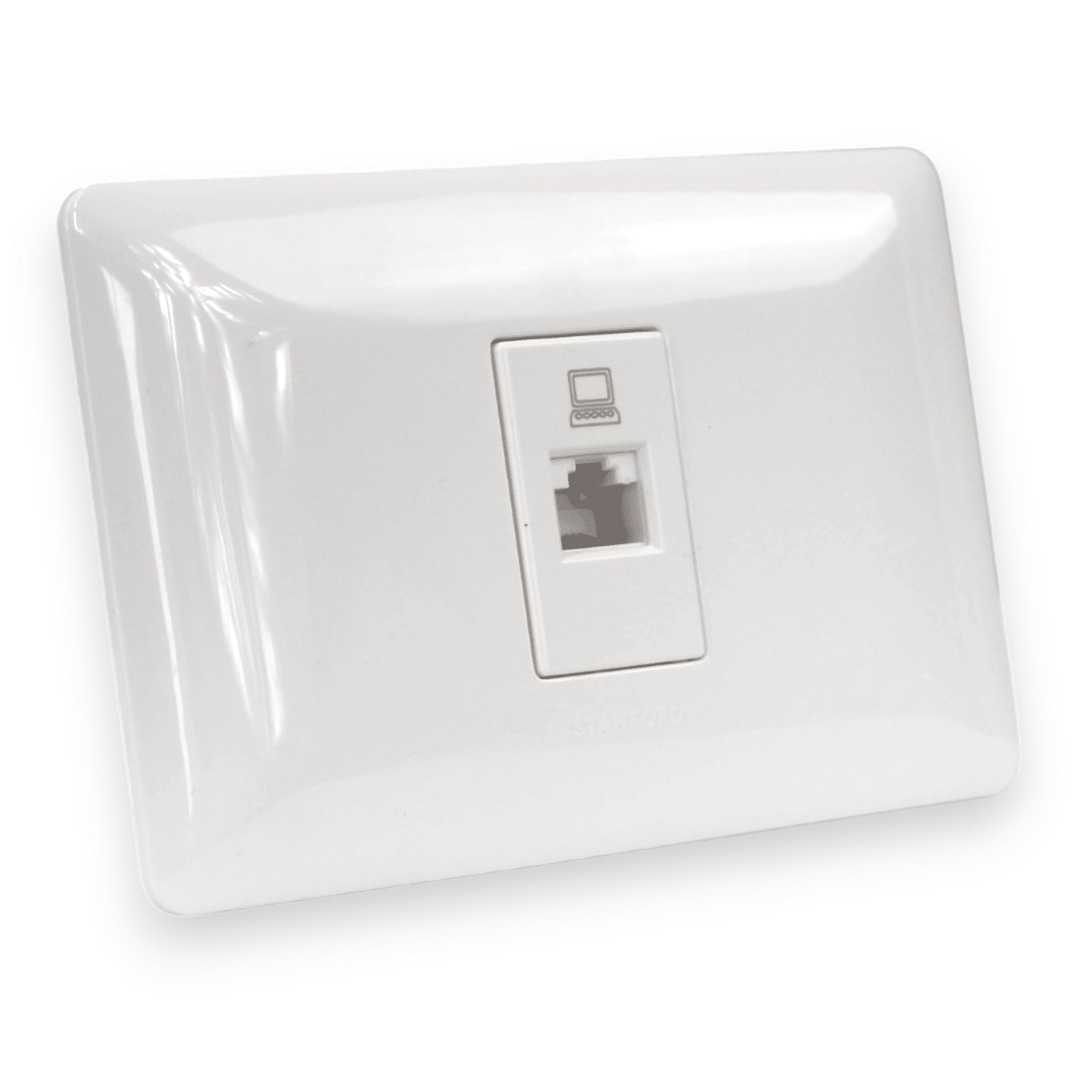 Interruptor doble 9/15 10A 220V BL 2912 STANFORD | Ferrelectrica