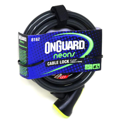 CANDADO C/LLAVE ONGUARD ESPIRAL