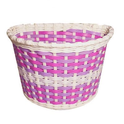 CANASTO PLASTICO ROSADO