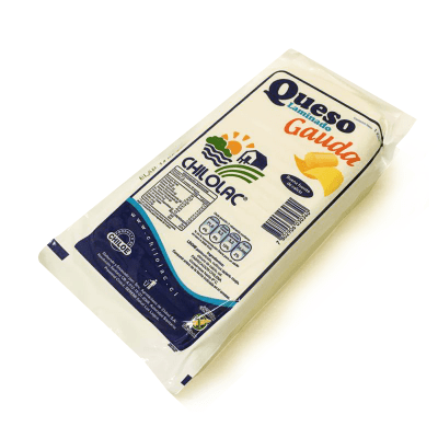 QUESO LAMINADO GAUDA CHILOE, 6X1KG