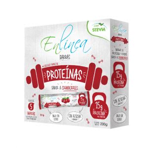 BARRA DE PROTEINA EN LINEA CRANBERRIES 15 UN 200 GRS