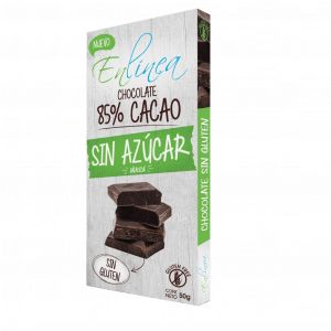BARRA CHOCOLATE 85% CACAO EN LINEA 18 UN DE 50 GRS