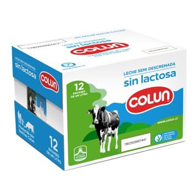 LECHE SEMIDESCREMADA 12X1 LT