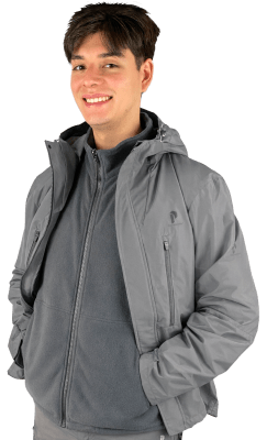 3 En 1 Peak Performance Hombre Nakser Gris