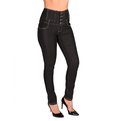 Jeans Puzzle Mujer New Madrid Black2