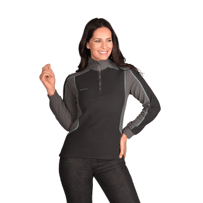 Pro Base Layer Peak Performance Mujer Borlange Gris Carbon2