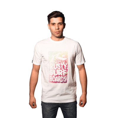T-Shirt Rusty Hombre Bothelo Blanco    2