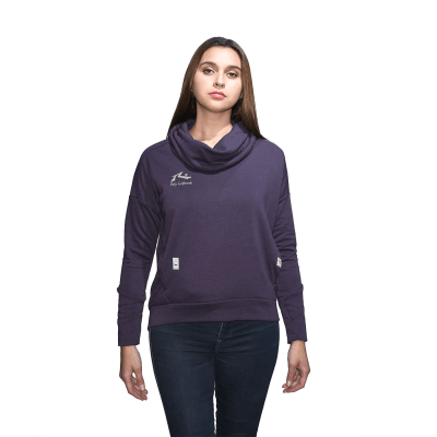 Hoodie Rusty Mujer Cairns Purple Velvet   2