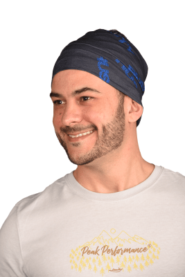 Bandana Rusty Unisex Everglades Charcoal/Royal    1