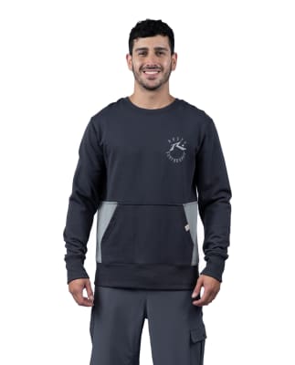 Hoodie Rusty Hombre Preuss Gris Carbón1