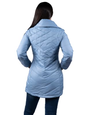 Parka Larga Peak Performance Mujer Vadstena Stone Blue