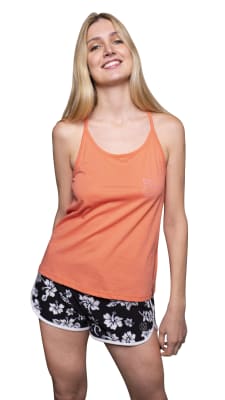 Tank Rusty Mujer Amaryllis Coral