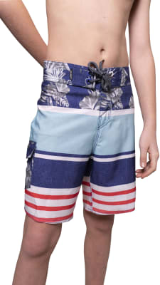 Boardshort Rusty Teen Boy Mentawais Azul