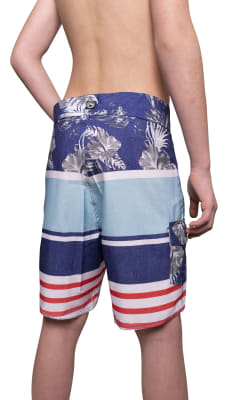 Boardshort Rusty Teen Boy Mentawais Azul