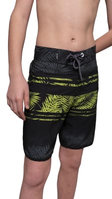 Boardshort Rusty Teen Boy Sumatera Negro / Verde1