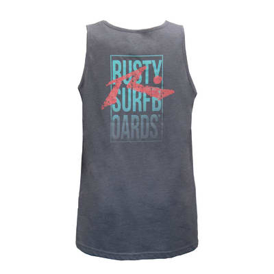 Tank Rusty Teen Boy Becret Gris Oscuro Melange