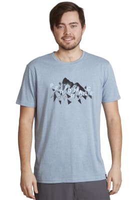 Polera PeakPerformance Hombre Dalarna Celeste Oscuro