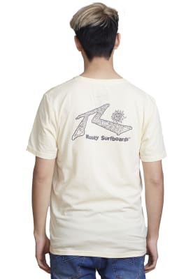 Polera Rusty Hombre Sikombe Vainilla