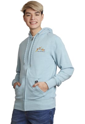 Polerón Cierre Rusty Hombre Botu Azul Oscuro