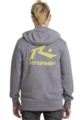 Polerón Cierre Rusty Hombre Groseanu Grafito