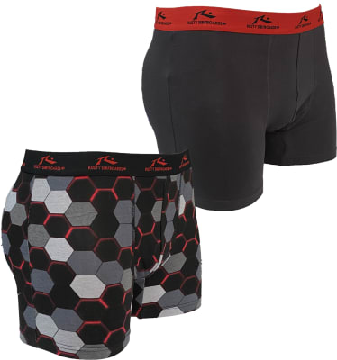 BOXER BI PACK Rusty HOMBRE HIGGS Grafito / Gris Oscuro