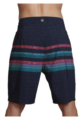 Boardshort Rusty Hombre Lanzi Azul Marino