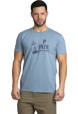 Polera Peak Performance Hombre Silmu Azul Ahumado