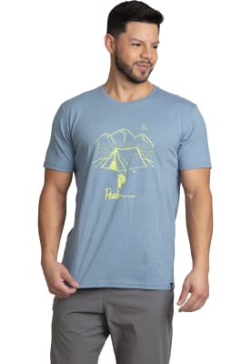 Polera Peak Performance Hombre Asros Azul Ahumado