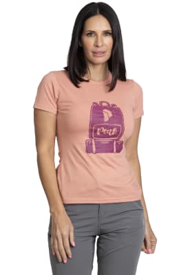 Polera Peak Performance Mujer Einros Coral Sucio1