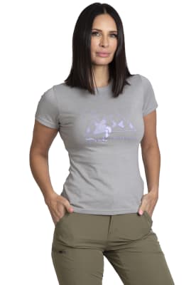 Polera Peak Performance Mujer Vaula Gris Llovizna