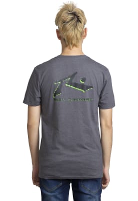 Polera Rusty Hombre Faket Gris Oscuro