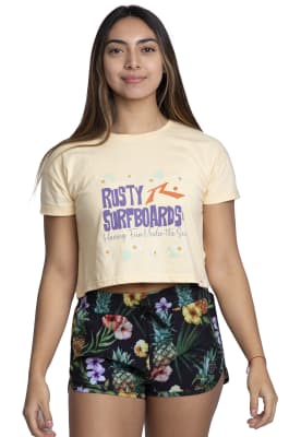 Polera Rusty Mujer Oleaster Arena