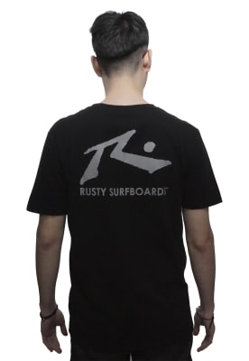T-SHIRT RUSTY HOMBRE AIBIKA BLACK