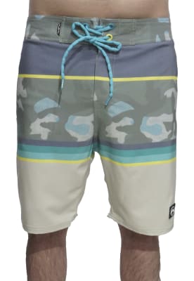 BOARDSHORT RUSTY HOMBRE RATTAN GREY BLUE