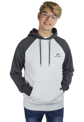 Polerón Rusty Hombre Milou Negro Ceniza