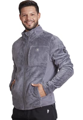 Pro Fleece Hybrid PeakPerformance Hombre Mogra Gris1