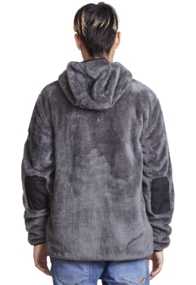 Coral Fleece Jacket Rusty Hombre Abam Gris