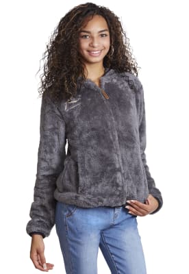 Coral Fleece Jacket Rusty Mujer Bachang Gris