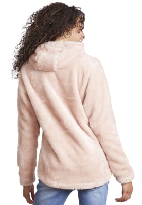 Coral Fleece Jacket Rusty Mujer Egusi Rosa
