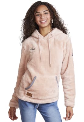 Coral Fleece Jacket Rusty Mujer Egusi Rosa1
