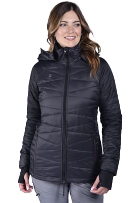 Parka Peak Performance Mujer Sedum Negro1