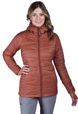 Parka Peak Performance Mujer Sedum Arcilla1