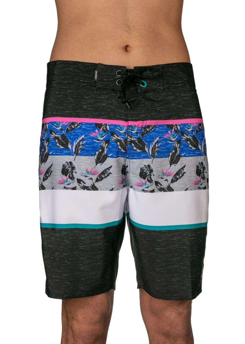 Boardshort Rusty Hombre Isted Negro Full Print | Peak Performance