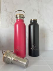 BOTELLA METALICA CON INFUSOR VARIOS COLORES